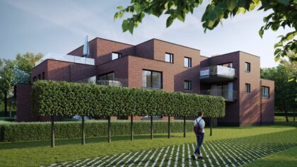 Rendu 3D photoréaliste d'un bâtiments