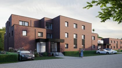 Rendu 3D photoréaliste d'un bâtiments