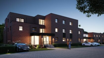 Rendu 3D photoréaliste d'un bâtiments